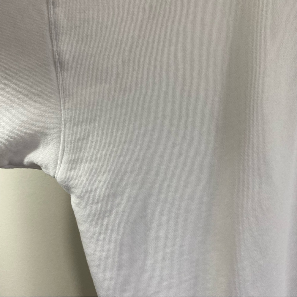 J.Crew Womens White Graphic Half Zip Sweatshirt BQ930 Size XL - Picture 6 of 11